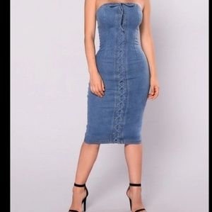 Denim dress